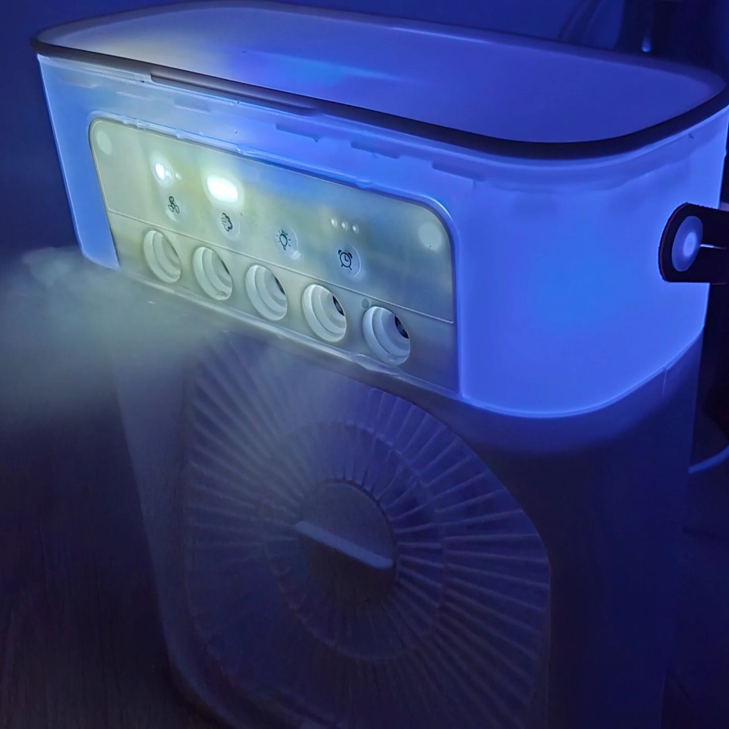 Ventilador - Humidificador con pulverizador portátil